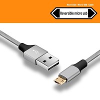 Cable USB 2,0 a micronailon trenzado, 5V, 2A, carga rápida, 1,5 M, para móvil Android