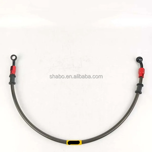 Manguera de Freno y Embrague de Acero Trenzado con PTFE y Nylon para Motocicletas Honda, Yamaha, Suzuki, Bajaj, Italika, <span class=keywords><strong>Shineray</strong></span> - Product Image 1
