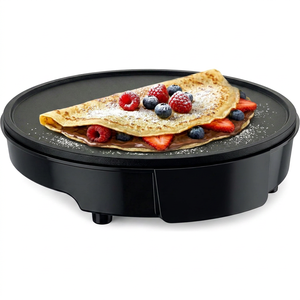 Machine à crêpes électrique gratuite, machine à pizza, machine à pancakes, plaque de cuisson, machine à gâteaux, crêpière - Product Image 1