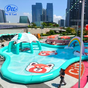 Piscina Inflable Comercial Resistente para Fiestas Acuáticas Infantiles de Verano, Instalación de Entretenimiento al Aire Libre - Product Image 5