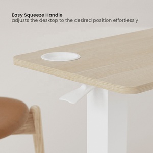 Rumah Modern kantor tinggi dapat disesuaikan Gas Musim Semi makanan ringan meja berputar ponsel sisi Sofa samping meja komputer dengan kastor tersembunyi - Product Image 3