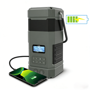 Hete Aanbieding: Fabrieksdirect DAB AM FM NOAA Weerband Noodradio met zonne-opladen en handkruk voor buitengebruik - Product Image 4