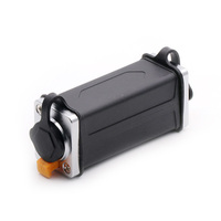 Konektor coupler Ethernet tahan air, 8P8C RJ45 konektor lurus jaringan wanita ke Wanita