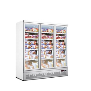 業務用省エネ単温度ファン＆空冷二重強化ガラス直立型飲料冷凍庫 - Product Image 6
