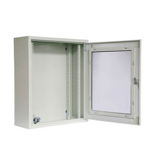 Gabinete de Montaje Empotrado Rígido de 19 Pulgadas 12U 600 mm (Ancho) x 150 mm (Profundidad) RAL9010 Gris para Montaje en Pared - Product Image 5