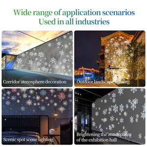 240W Ngoài Trời Không Thấm Nước Giáng Sinh Cảnh Quan Trang Trí Ánh Sáng Bông Tuyết Tuyết Chiếu Đèn Cho Kỳ Nghỉ Cảnh Chiếu Sáng - Product Image 2