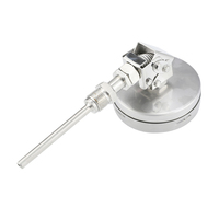 SY WSS Universal Any Angel Stainless Steel & Plastic Capillary Type Bimetal Thermometers OEM/ODM IP68 Rated -80C~500C