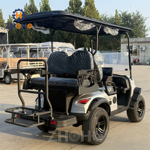 Voiturette <span class=keywords><strong>de</strong></span> golf électrique tout-terrain <span class=keywords><strong>de</strong></span> luxe à 4 roues et 4 places avec service OEM personnalisé pour les concessionnaires mondiaux - Product Image 6