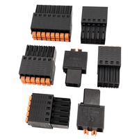 Connecteur enfichable pas de 2,54 mm - Bornier compact double rangée pour PCB - Type à ressort femelle à insertion rapide