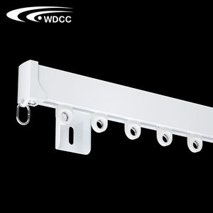 Sistema de Rieles para Cortinas en Forma de S con Barra Silenciosa de Plástico, Riel de Cortina Plegable de Aluminio - Product Image 4