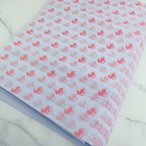Custom Eco-Friendly 17gsm White Wrapping Tissue <b>Paper</b> Clothing Gift Packing Recyclable Brands Logo <b>Printed</b> <b>Paper</b> Wrapper - Product Image 5
