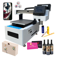 Flatbed LED A2 UV Printer for Phone Case, Glass Bottle, Pen