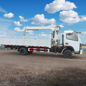 6-10 tonnes grue hydraulique de camion de boom avec le <span class=keywords><strong>treuil</strong></span> et le panier d'homme pour la construction - Product Image 1