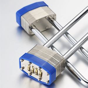 थोक उच्च सुरक्षा स्टील पॉलिश वाटरप्रूफ लैमिनेटेड संयोजन पैडलॉक 4 अंकों के साथ पैडलॉक - Product Image 4