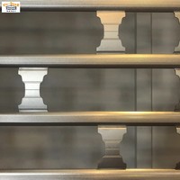 Porte de sécurité en acier inoxydable/aluminium Grill Roller Shutter Door for Mall
