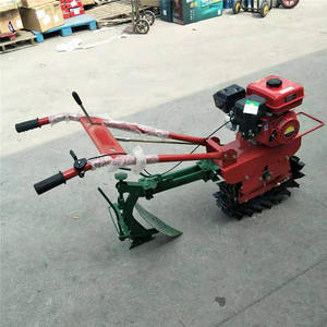 Offre Spéciale à chenilles unique Mini Power 180 Tracteur à 2 roues Charrue en caoutchouc pour terres agricoles Chaîne Tranchage Désherbage Semis - Product Image 3