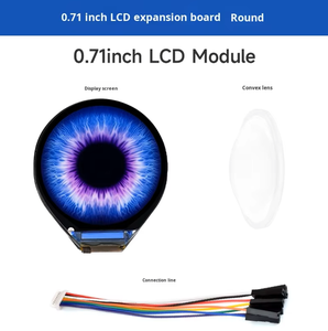 ชุดบอร์ดพัฒนาแผงวงจรจอ <span class=keywords><strong>LCD</strong></span> ขนาด0.71นิ้วความละเอียดของหน้าจอ160*160 SPI - Product Image 6