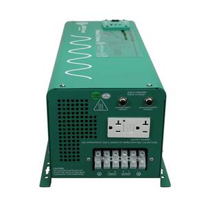 Convertisseur solaire à onde sinusoïdale pure de 2500 watts, chargeur 220/230VAC vers 230VAC, sortie monophasée, efficacité de 95%, 80A - Product Image 3