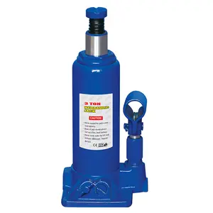 Gato hidráulico de botella con válvula de seguridad, 3 toneladas de capacidad, certificado GS CE, Color azul