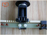 Interrupteur de dérivation triphasé personnalisé WSTII4-63/12-6*5 avec bouton en plastique pour coupure de circuit