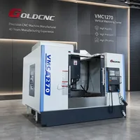 Centre d'usinage vertical CNC personnalisé VMC1270 GSK BT40, machine de perçage et de fraisage à haute rigidité |   Service OEM/ODM direct d'usine