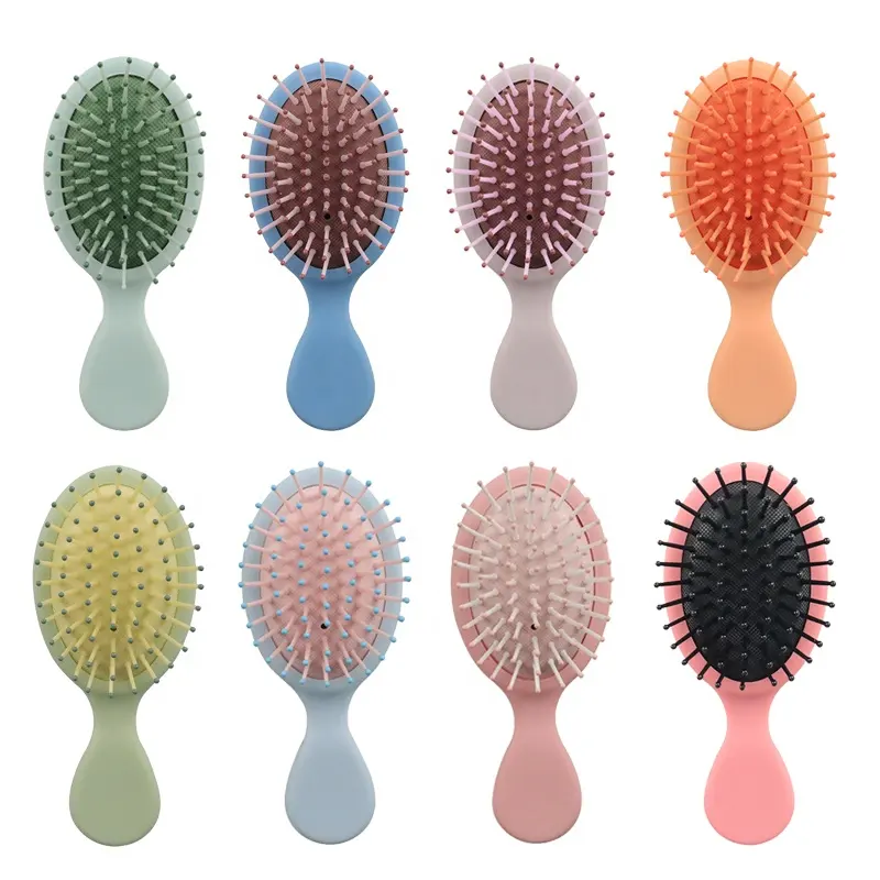 Professional factory plastic small wet hair brush for kids baby