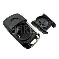Télécommande universelle pour Chevrolet Cruze, télécommande à 2 boutons, clé de voiture pliable, clé intelligente, logo rond