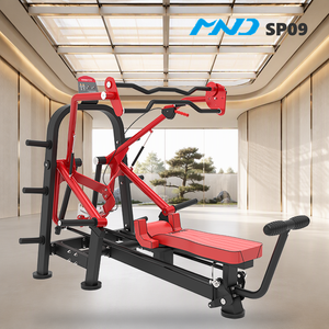 Machine de musculation à charge libre pour la poitrine Vibrant Plate Loaded Chest Press Machine, équipement de fitness MND, machine d'entraînement cardio pour salle de sport commerciale à Miami Multi - Product Image 1