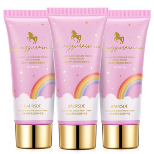 Crema hidratante para manos <span class=keywords><strong>Baser</strong></span> Cherry Blossom, nicotinamida, nutritiva, rejuvenecedora, antiagrietada, loción antirugosa - Product Image 1