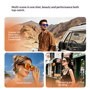 Auriculares Inalámbricos XG93 para Deportes al Aire Libre, Correr, Ciclismo, Viajes, Gafas Inteligentes con Traducción IA y Cambio de Color - Product Image 3