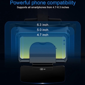 Gafas de Realidad Virtual VR82 para Teléfonos Android, <span class=keywords><strong>Lentes</strong></span> de Realidad Virtual para Juegos, Gafas 3D, Caja de Realidad Virtual para Teléfonos Inteligentes - Product Image 3