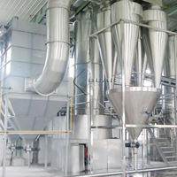 Séchoir Flash industriel SUS316L Équipement de poudre de charbon actif pour la transformation des aliments Séchage des aliments Protéine de soja Calcium Hydrogène
