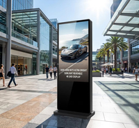 Ultraflaches Smart-City-Informationsdisplay, 55 Zoll, dynamische Anzeigetafel, Digital Signage für Outdoor-Wegweiser