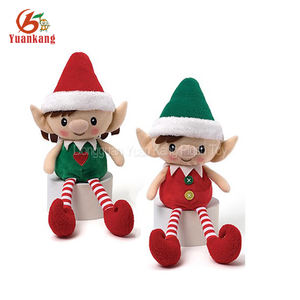 Chine Personnalisé Mini Mignon En Peluche Elfes Doux Poupée De Noël En Peluche Elfe Jouet - Product Image 3