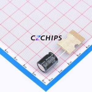 ตัวเก็บประจุอิเล็กโทรไลต์อะลูมิเนียมแบบ Through-Hole รุ่น 16YXF470MFFCT810X12.5 ขนาด D10xL12.5 มม. ความจุ 470uF 20% แรงดัน 16V กระแส 580mA ความถี่ 100kHz - Product Image 1