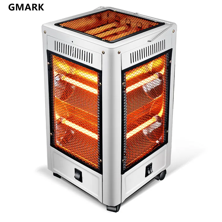 Classico Gmark GCC Approvato Cinque Faccia 2000W Interruttore Individuale Elemento di Quarzo Riscaldamento della Camera di Riscaldamento Elettrico