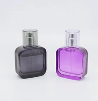 Flacon de parfum en verre vide rechargeable de 30 ml avec col vissé, design élégant, vente en gros