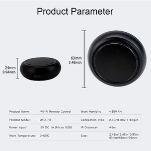 Nhà thông minh không dây hồng ngoại phổ điều khiển từ xa cho điều hòa không khí TV tuya Wifi điều khiển IR Blaster điều khiển từ xa - Product Image 4