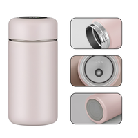 Tasses en métal en acier inoxydable Mini flacon à vide en acier inoxydable 316 Tasse thermos en acier inoxydable Chauffe-tasse Smart Flacon à vide avec thermomètre
