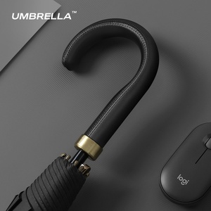 <span class=keywords><strong>Parapluie</strong></span> haut de gamme à 10 baleines pour <span class=keywords><strong>homme</strong></span>, usage professionnel, coupe-vent, résistant aux intempéries, double couche, manche long en bois - Product Image 5