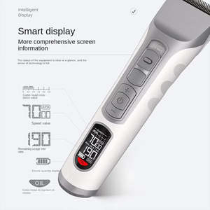 <span class=keywords><strong>Tondeuse</strong></span> à <span class=keywords><strong>cheveux</strong></span> sans fil rechargeable 7000 tr/min avec écran LED intelligent, lame en céramique affûtée, machine de coupe USB avec peignes limiteurs - Product Image 6