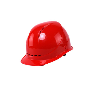 Casco de Seguridad First Shield, ABS Transpirable, Engrosado, Anti-Impactos, para Obras de Construcción, Color Rojo - Product Image 1