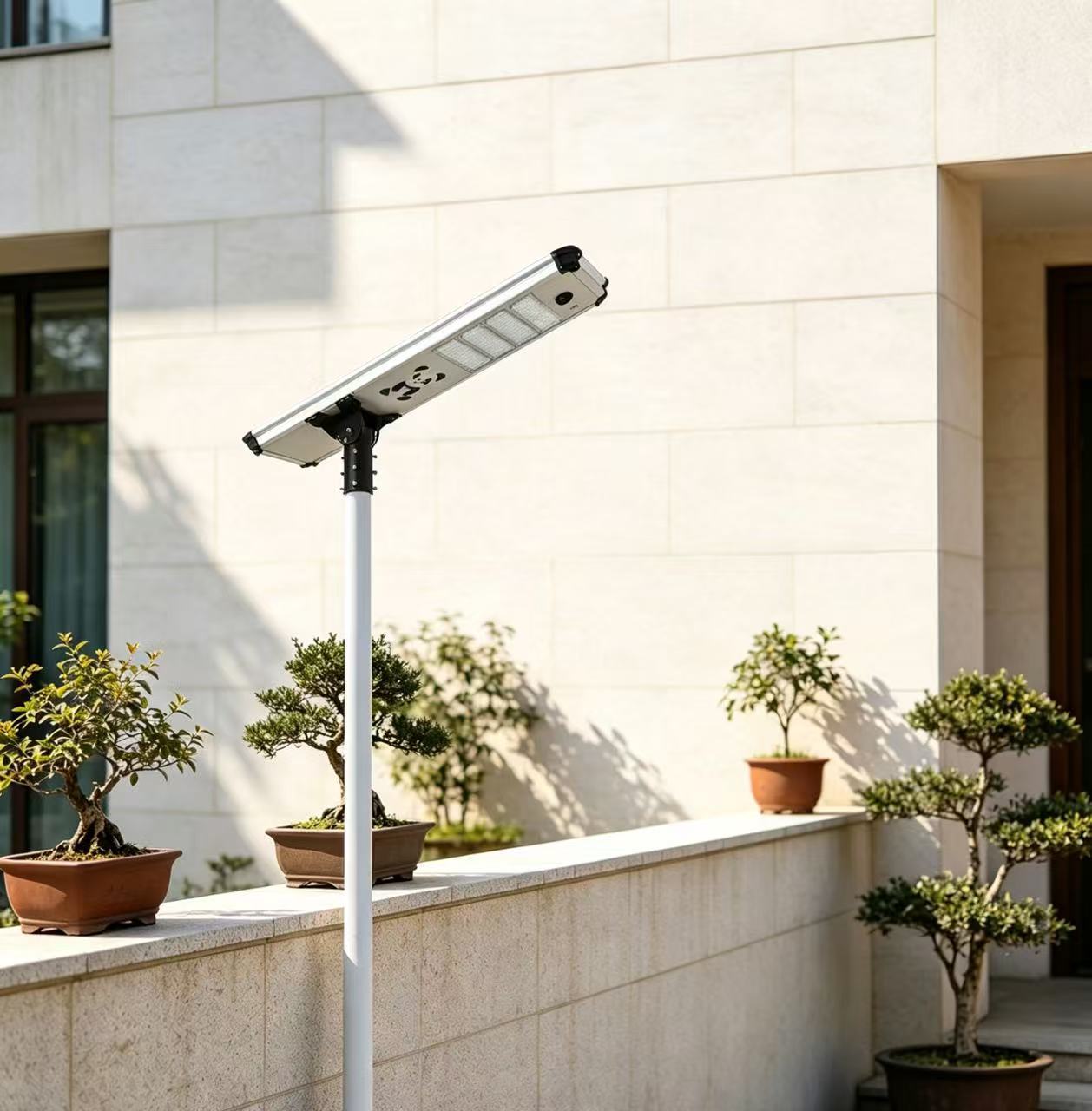 All-In-One Outdoor Aluminum Alloy LED Solar Street Lights Battery ROHS Certified DC Power Supply IP65 Waterproof 5-Year Warranty · image 2