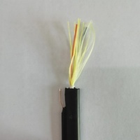 Cable de Fibra Óptica Monomodo Plano Tonable G652D FTTH de 2, 6 y 12 Hilos con Membra de Refuerzo FRP