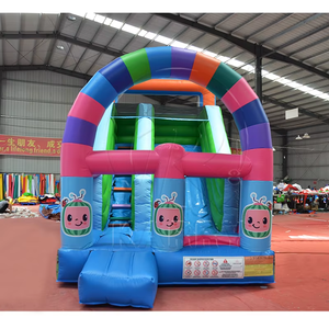 สไลเดอร์ PVC แบบสไลด์แห้งเปียกพร้อมเครื่องเป่าลมสำหรับเด็กบ้านเด้งเชิงพาณิชย์สนามเด็กเล่นกลางแจ้ง - Product Image 1