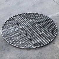 Plaque de caillebotis en acier galvanisé de haute qualité personnalisable pour les planchers de gouttières et drains de construction