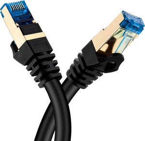 Cat 7 kabel Ethernet SFTP 26AWG, kabel Patch komputer jaringan Internet cocok untuk komputer dan router laptop. - Product Image 1