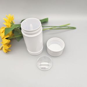 Envase de Plástico Blanco Recto para Desodorante Corporal, con Sistema Giratorio, para Pasta Limpiadora Sólida, Barra de Lodo y Productos Cosméticos en Barra - Product Image 3