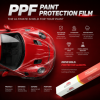 Vinilos para Autos LLumar, PPF Elite Grade, TPU Alifático, Tamaño Estándar, Alto Brillo, Protección Contra Desportilladuras, Vinilo Premium para Autos