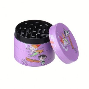 Broyeur à herbes en métal en alliage de zinc, 4 couches, 40MM 50MM 55MM, avec logo personnalisé et impression intégrale, pour boutiques de fumeurs, vente en gros - Product Image 2
